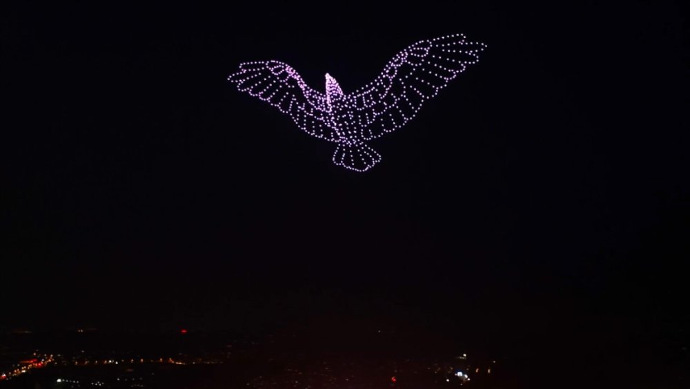 Drone Formation Light Show